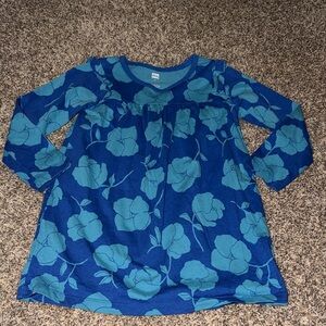 Tea Collection Floral Long Sleeve dress - Blue